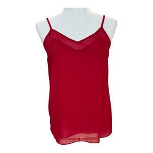 1. State Red Spaghetti Strap  Flowy Office Cami Top Size XS